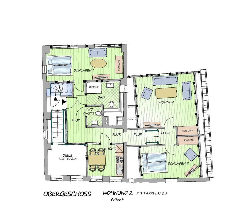 Gaestehaus Altstadtzauber 뤼네부르크 외부 사진